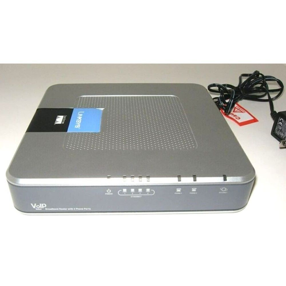 Linksys Broadband Router with 2 Phone Ports RTP300 Router 4-Port Switch Voip - Picture 4 of 6